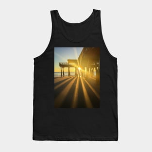 Sunrise at Tybee Island Pier Tank Top